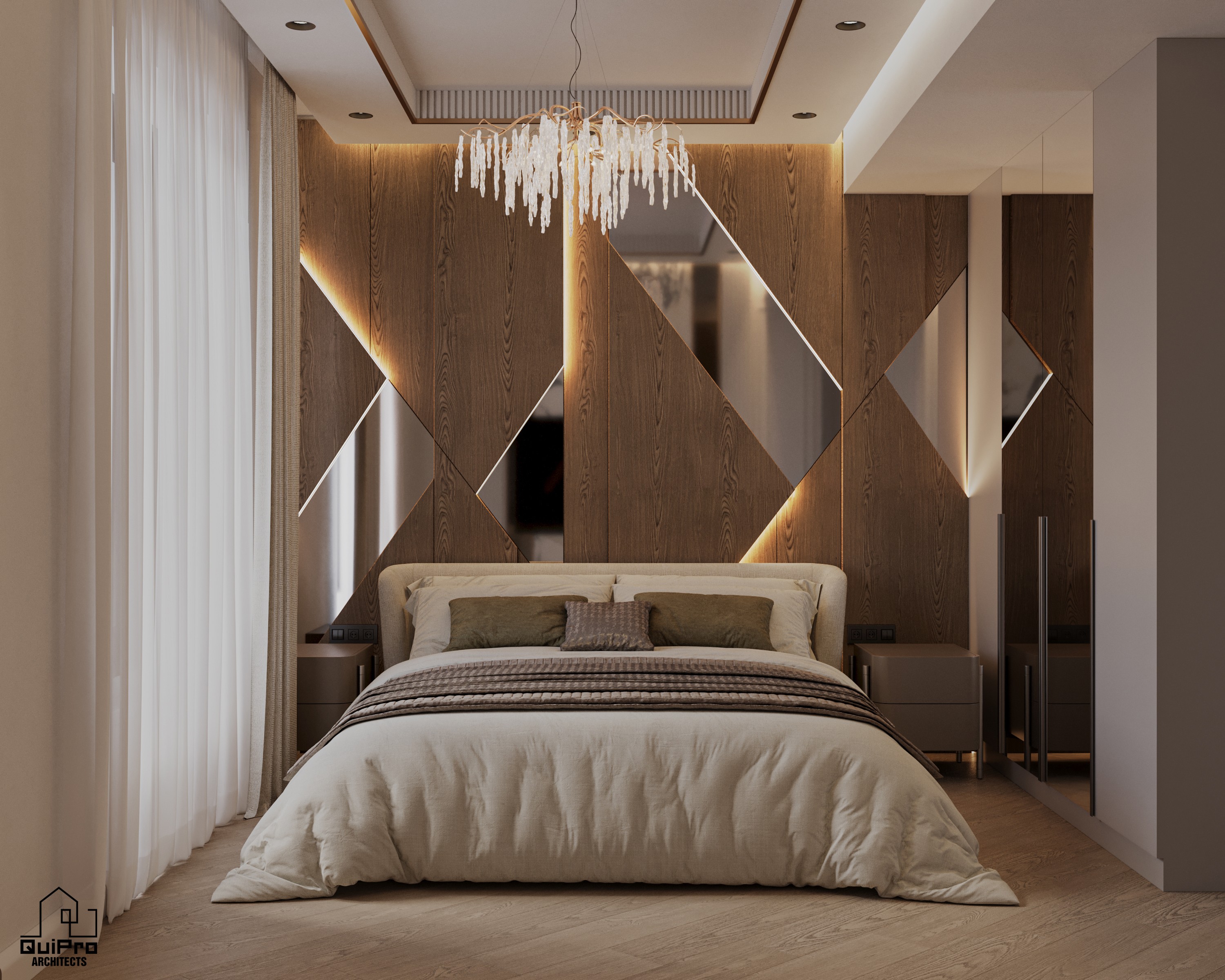 a living room with a couch and a table