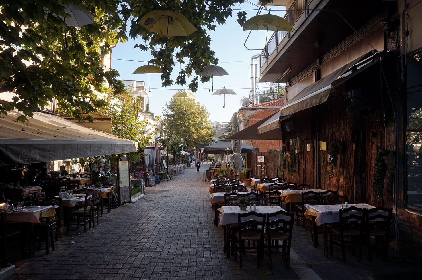 Chefs working in a busy restaurant kitchen