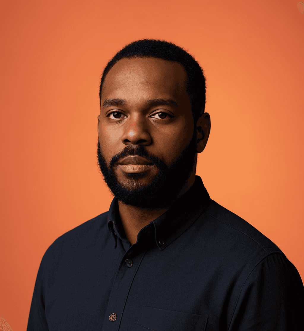 Smiling Black male product manager
