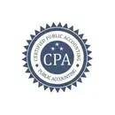 Certified Public Accounting (CPA) seal with three stars.