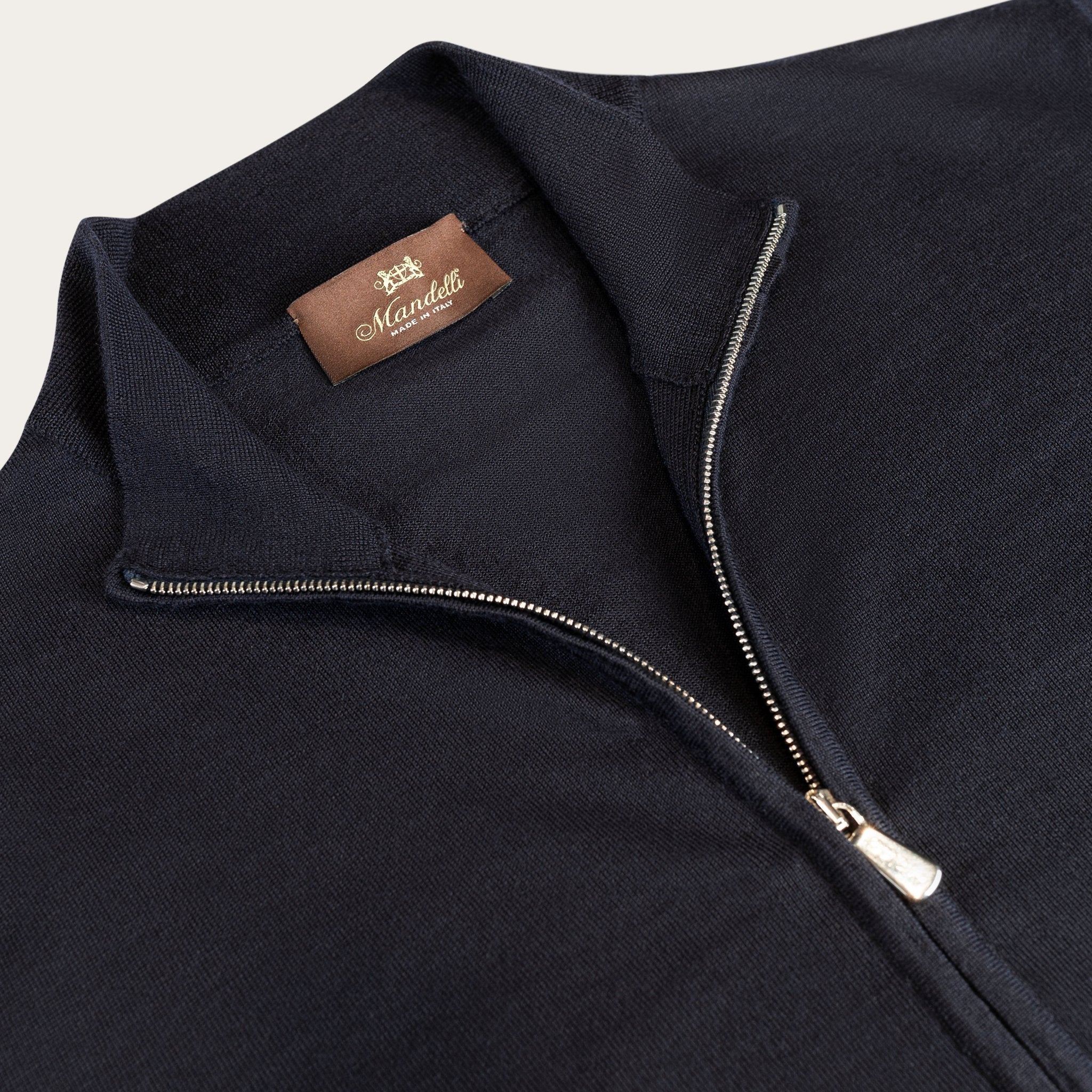 Spring Full Zip Knitwear Jumper - Mandelli UK