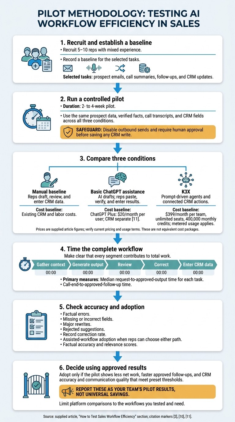 How to Test ChatGPT Sales Workflow Efficiency