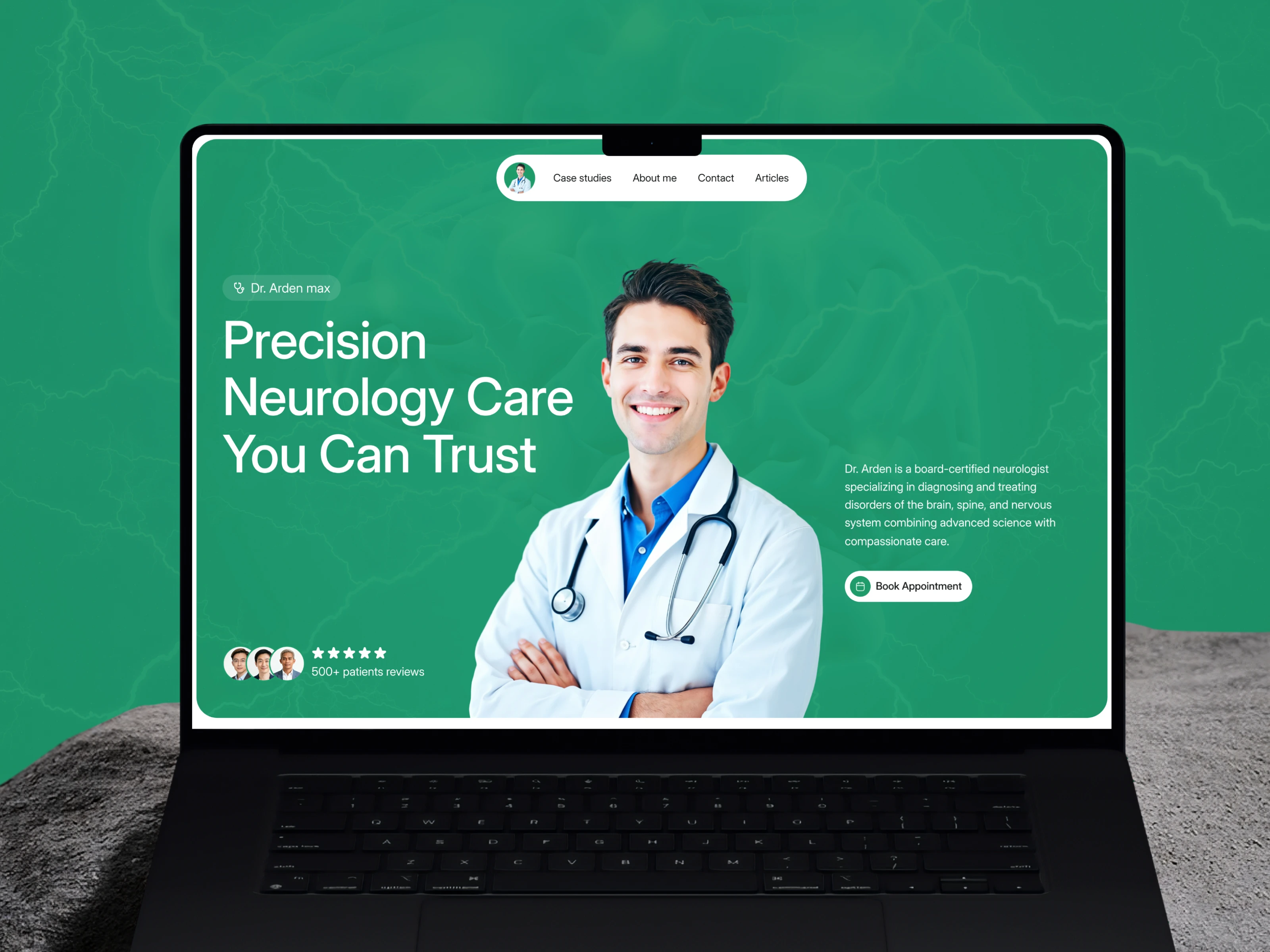 Doctor Portfolio Website Template