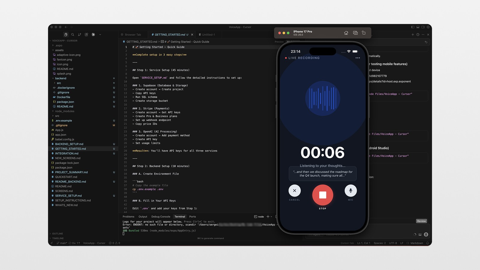 Preview in iOS Simulator