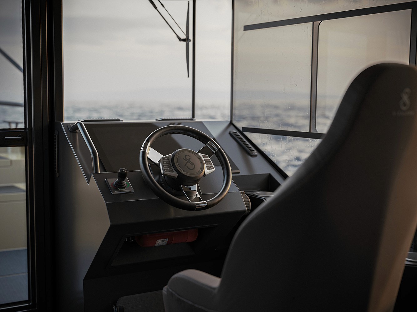 Boat 3D interior visualization