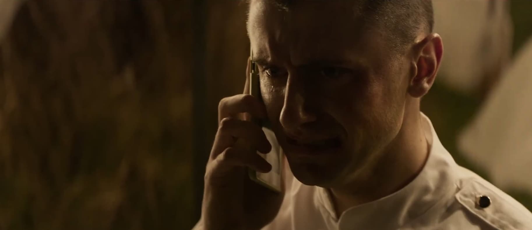 Actor/writer Bartłomiej Kotschedoff, Artur Żmijewski, and Dorota Segda in "Panic Attack" (Atak paniki) by Paweł Maślona.