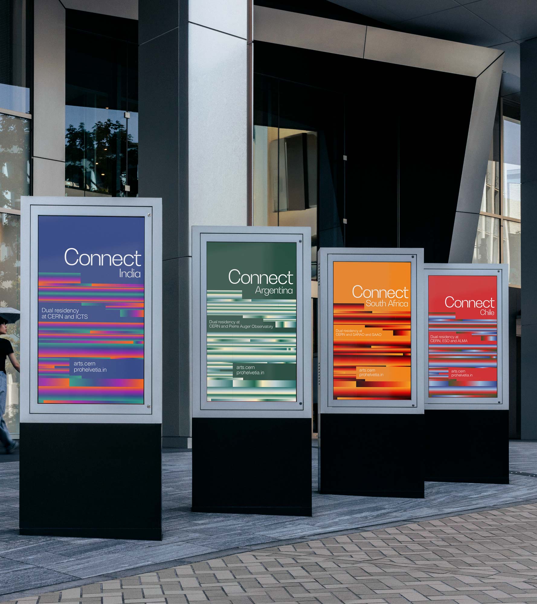 Logo of artistic residence Connect by Arts at CERN