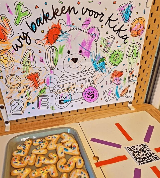 Koekjes verkopen voor Bakken voor KiKa