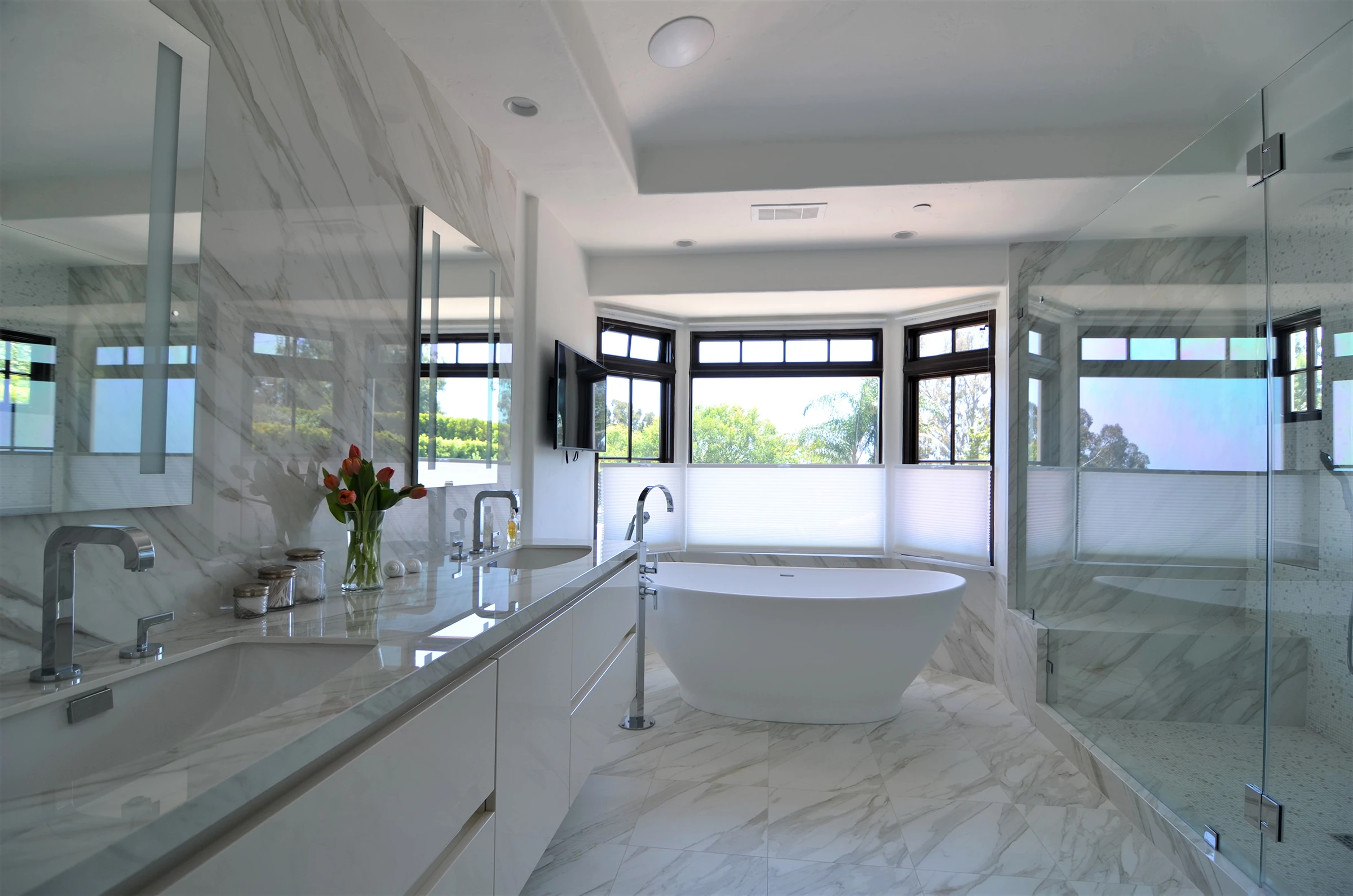 Temporary project interior