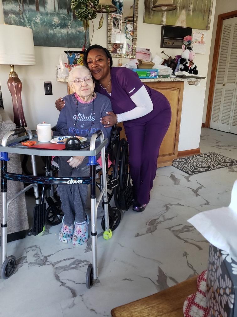 Mrs. Shaunda Epps, RN and client