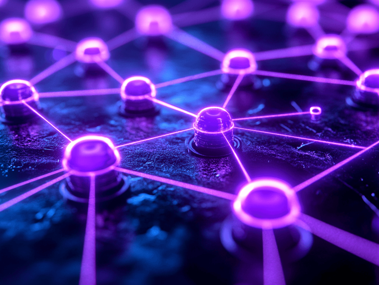 Abstrakte Illustration von vorausschauender Netzstabilisierung