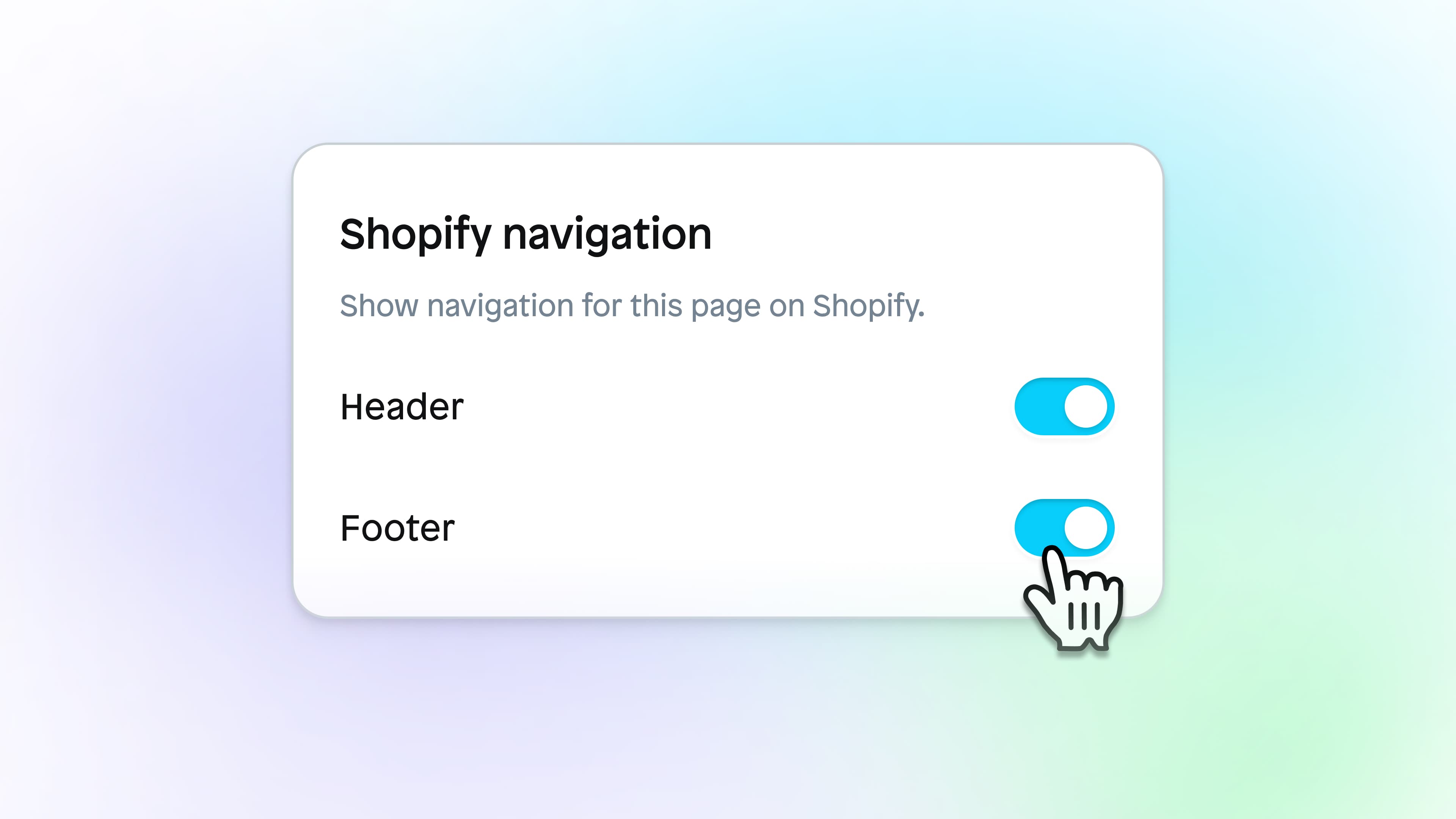 hide header and footer tutorial