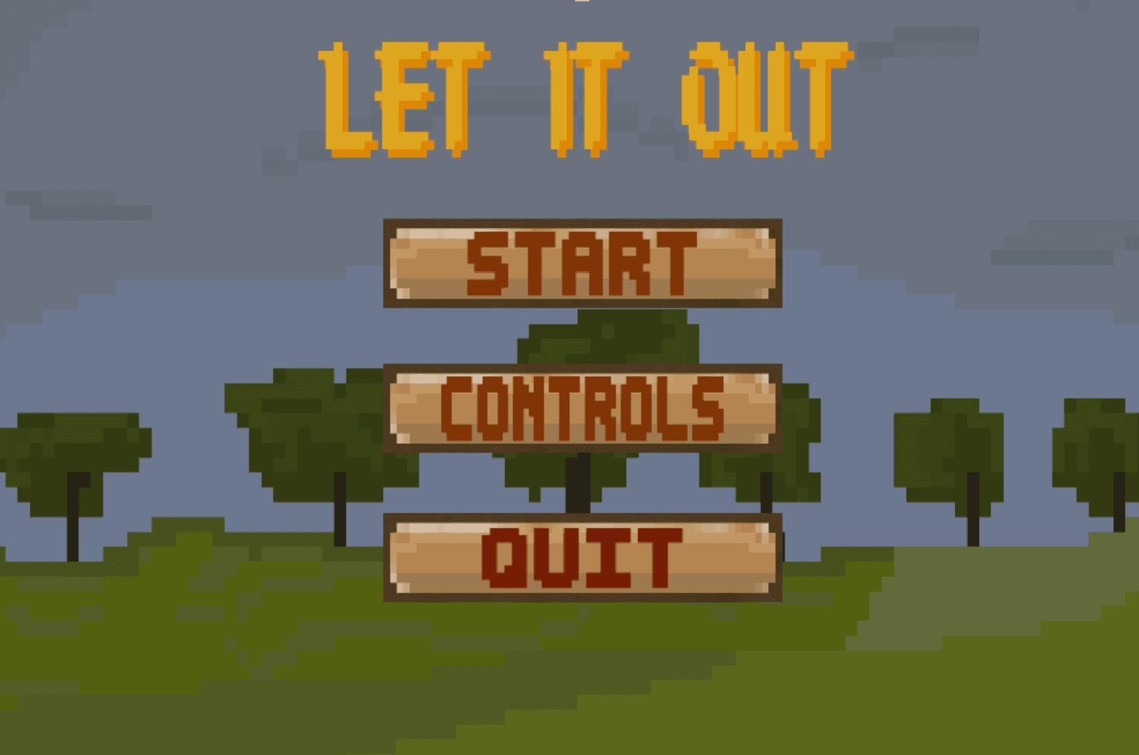 Let It Out Main Menu
