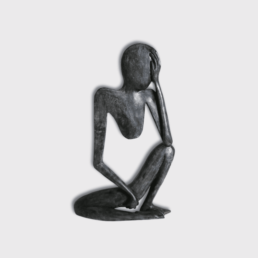 Sculpture Pensi en bois