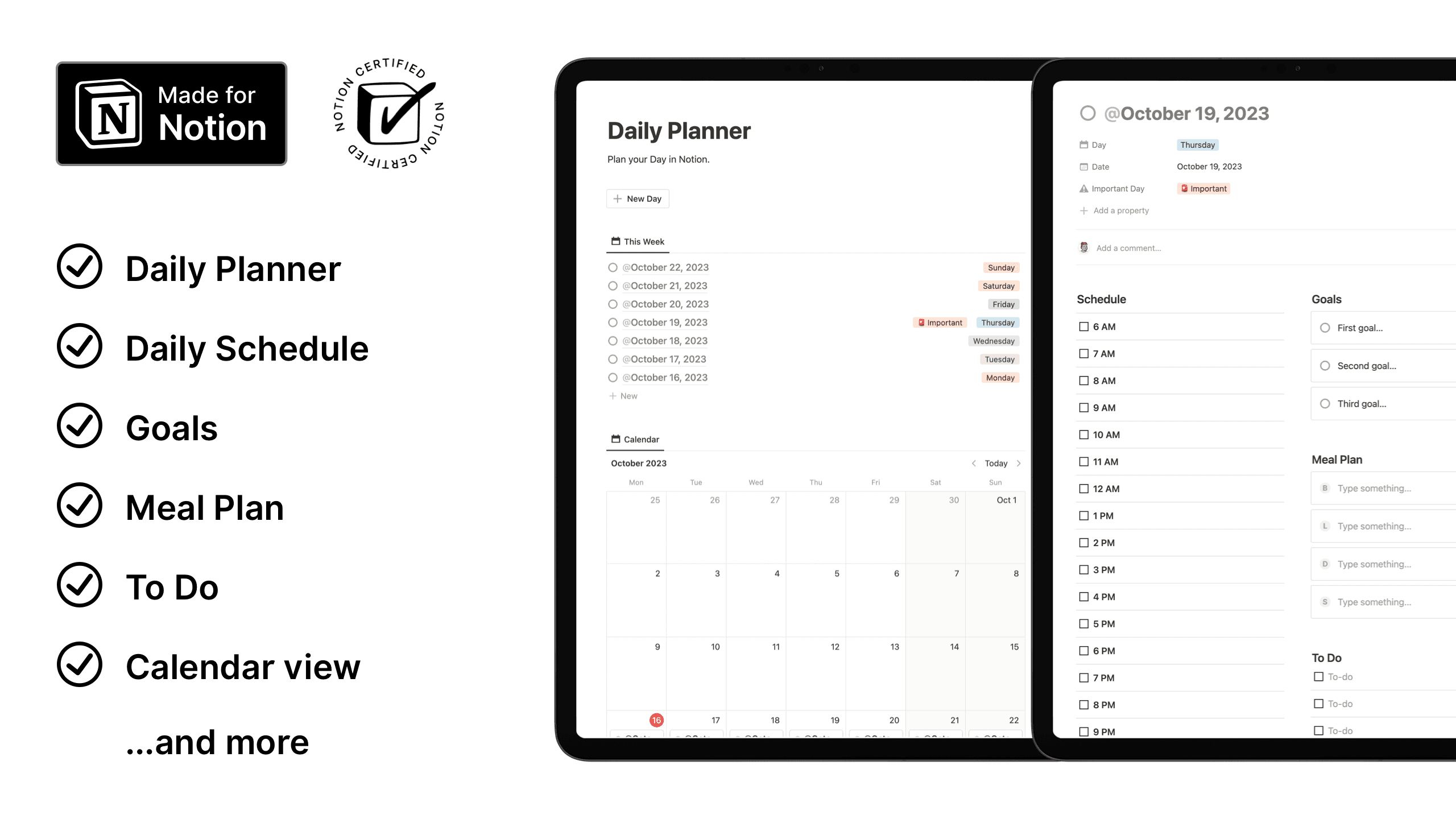 Notion Daily Planner for Free