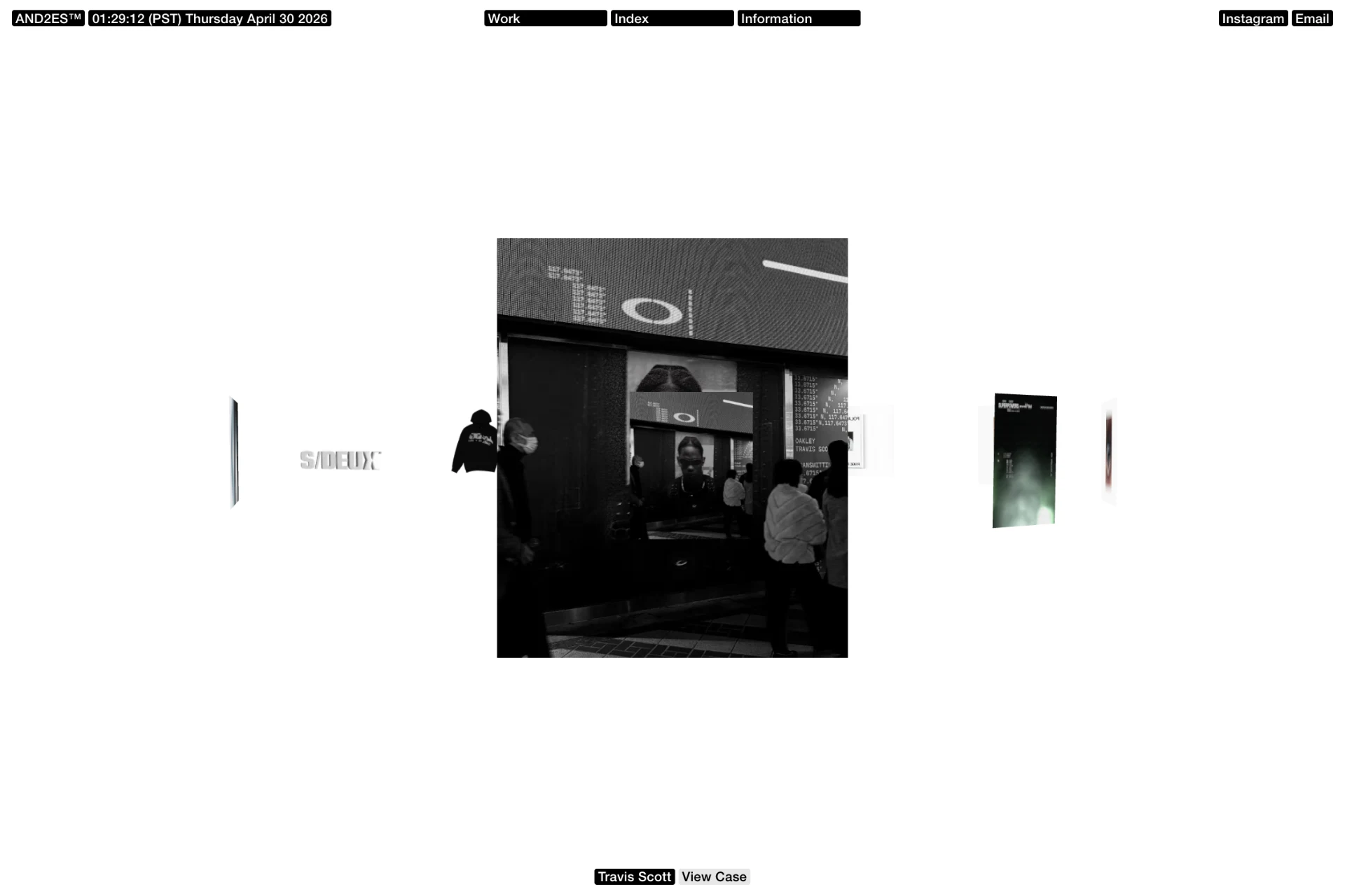 Screenshot of AND2ES website