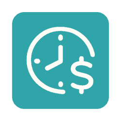 Flat-rate pricing icon for home cleaning services