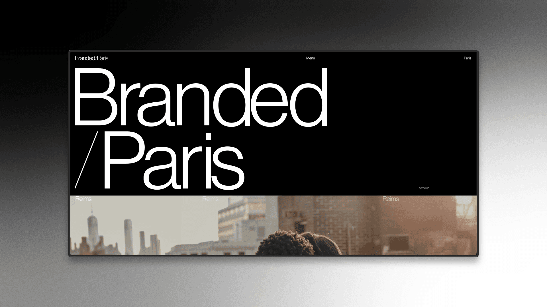 Laptop showing Bloomy UI