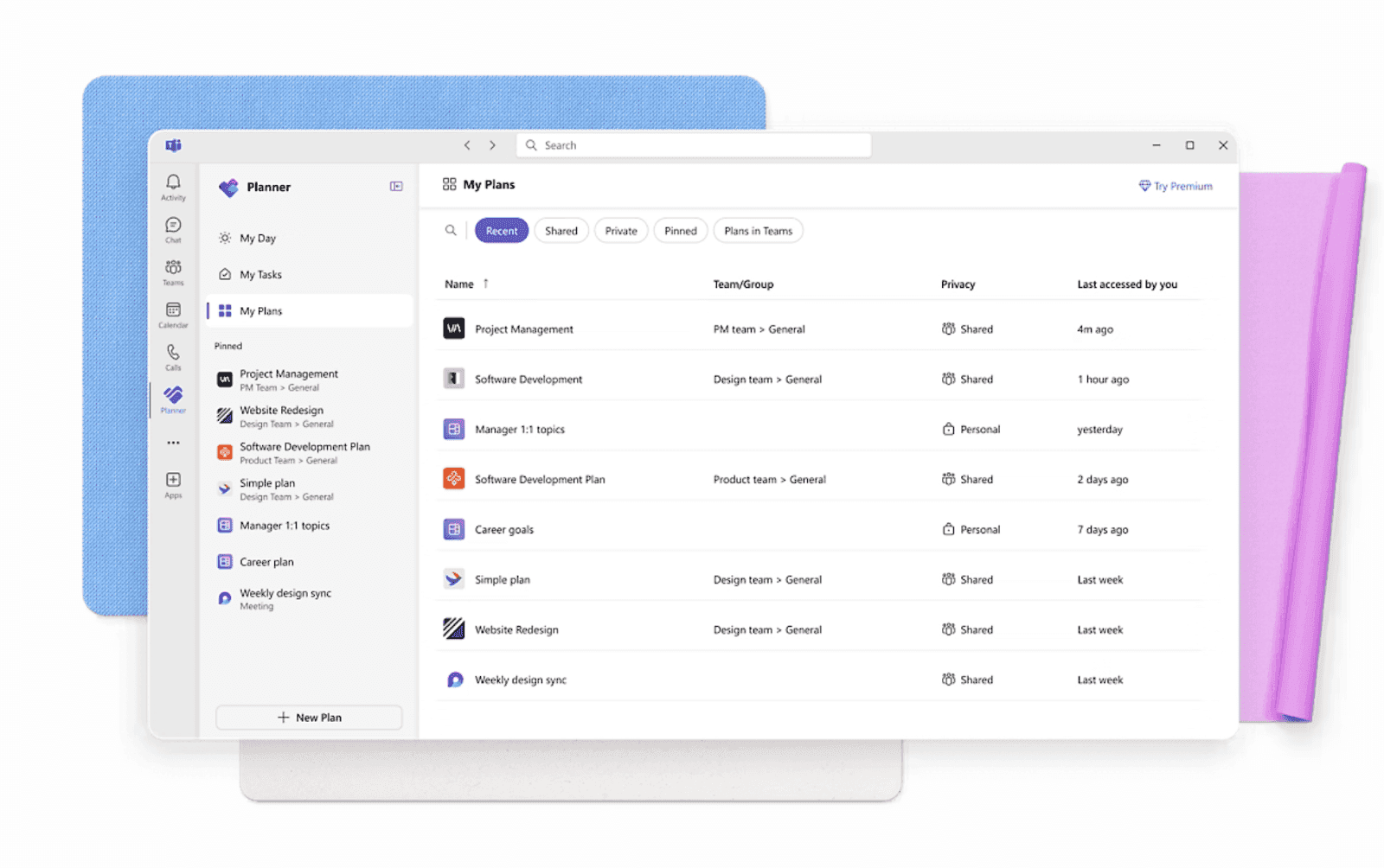 project management in Microsoft Project