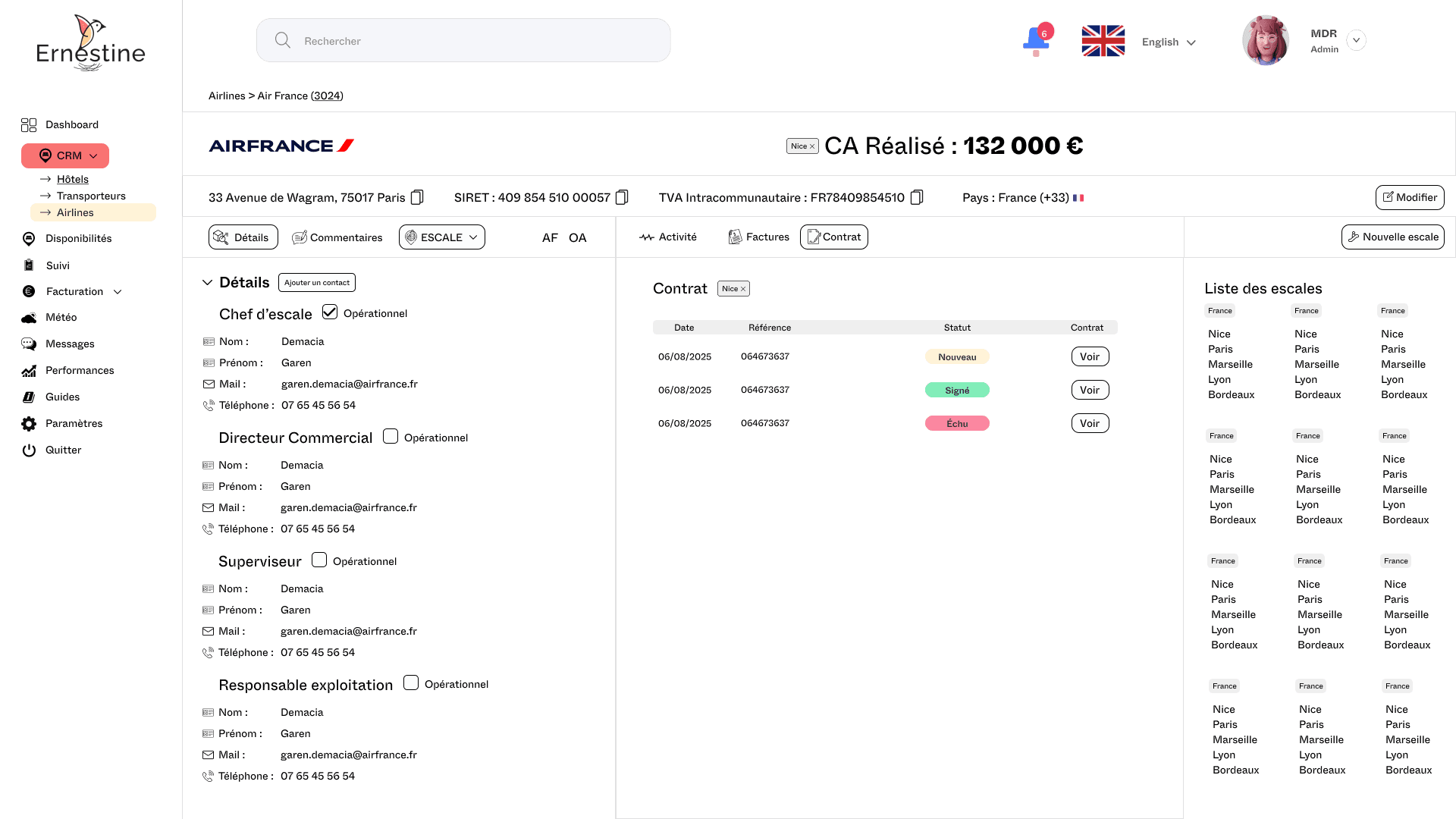ernestine web app 18