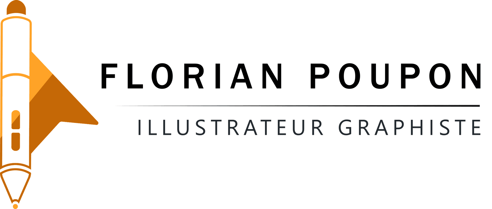 logo florian poupon illustrateur graphiste directeur artistique