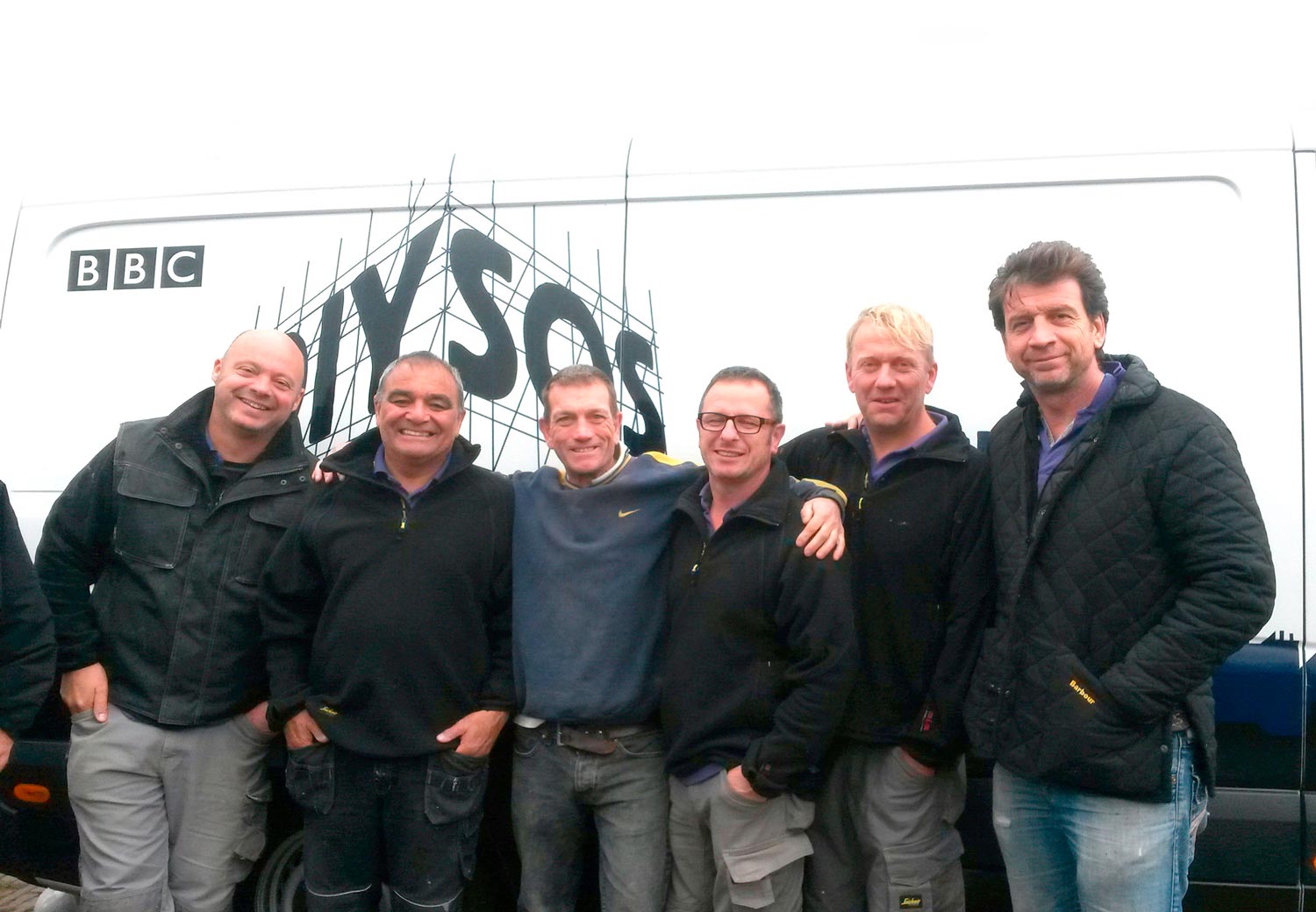 John Power with DIY SOS team