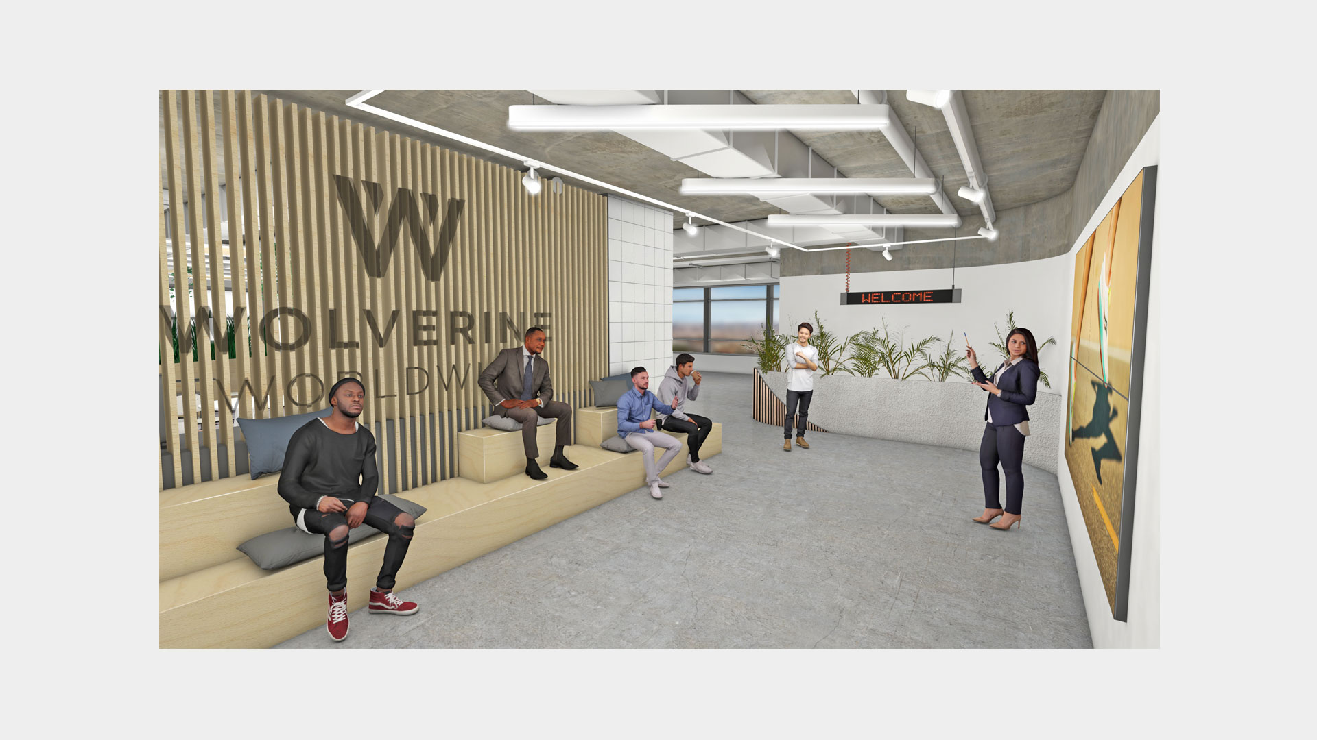 Wolverine worldwide office Space Design