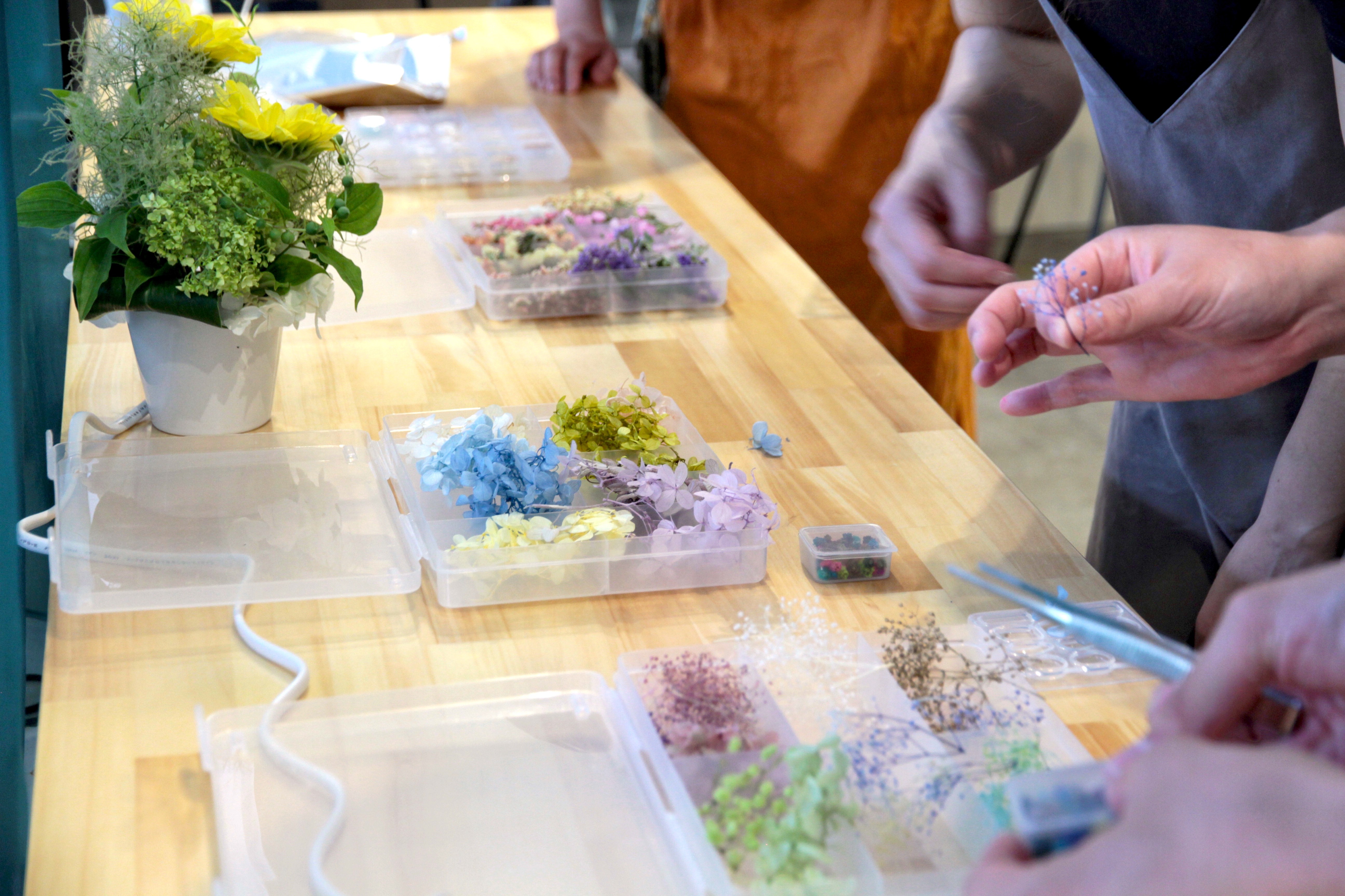 bride holding flower bouquet