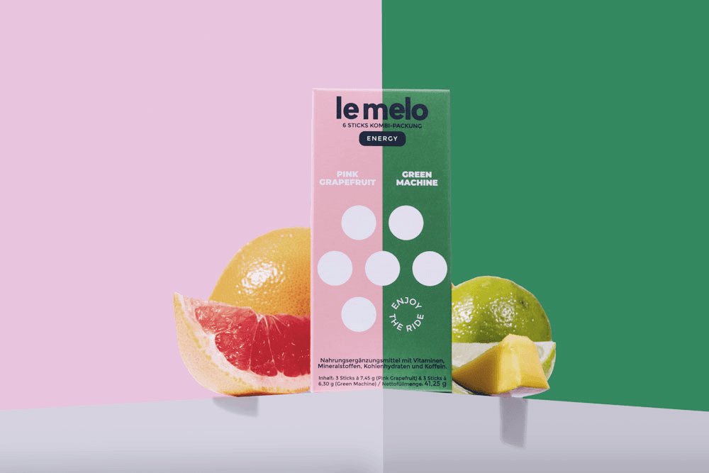 le melo Doppelpackung pink green