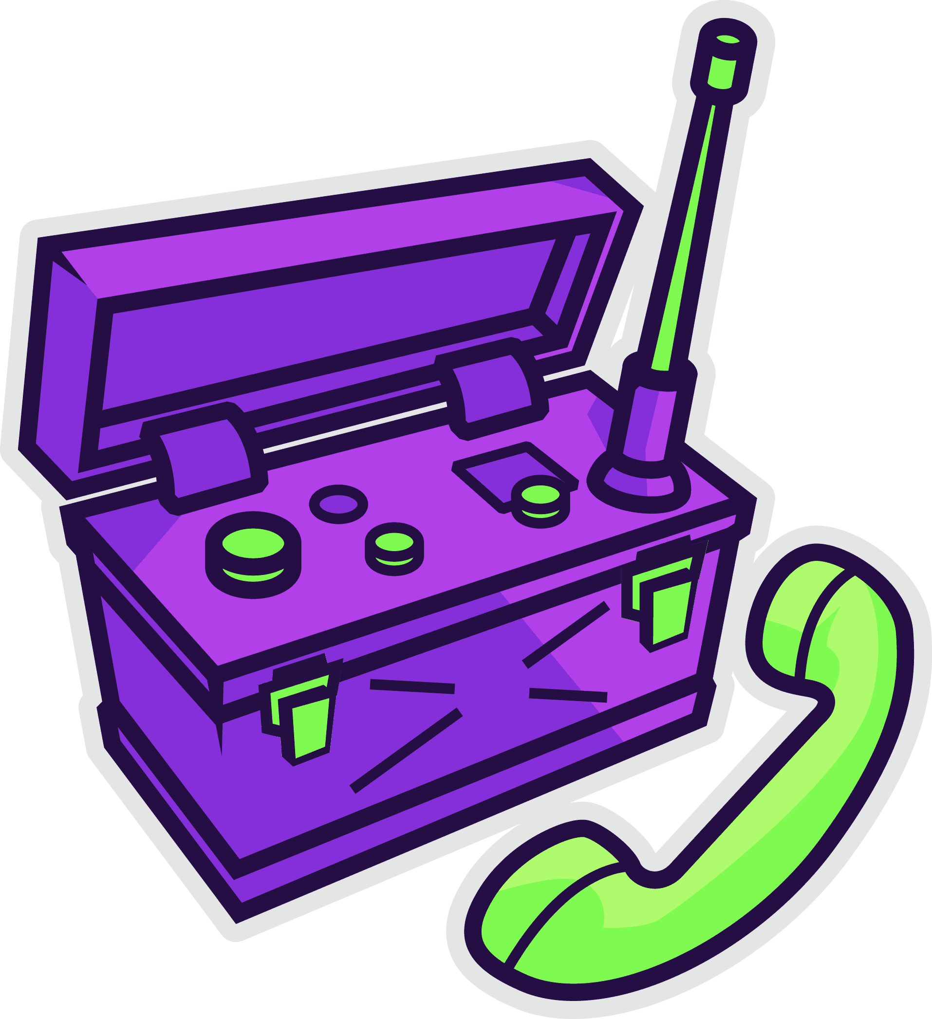 illustration de téléphone militaire