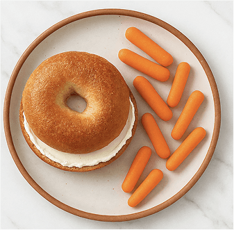Lunchbox Bagel & Cream Cheese