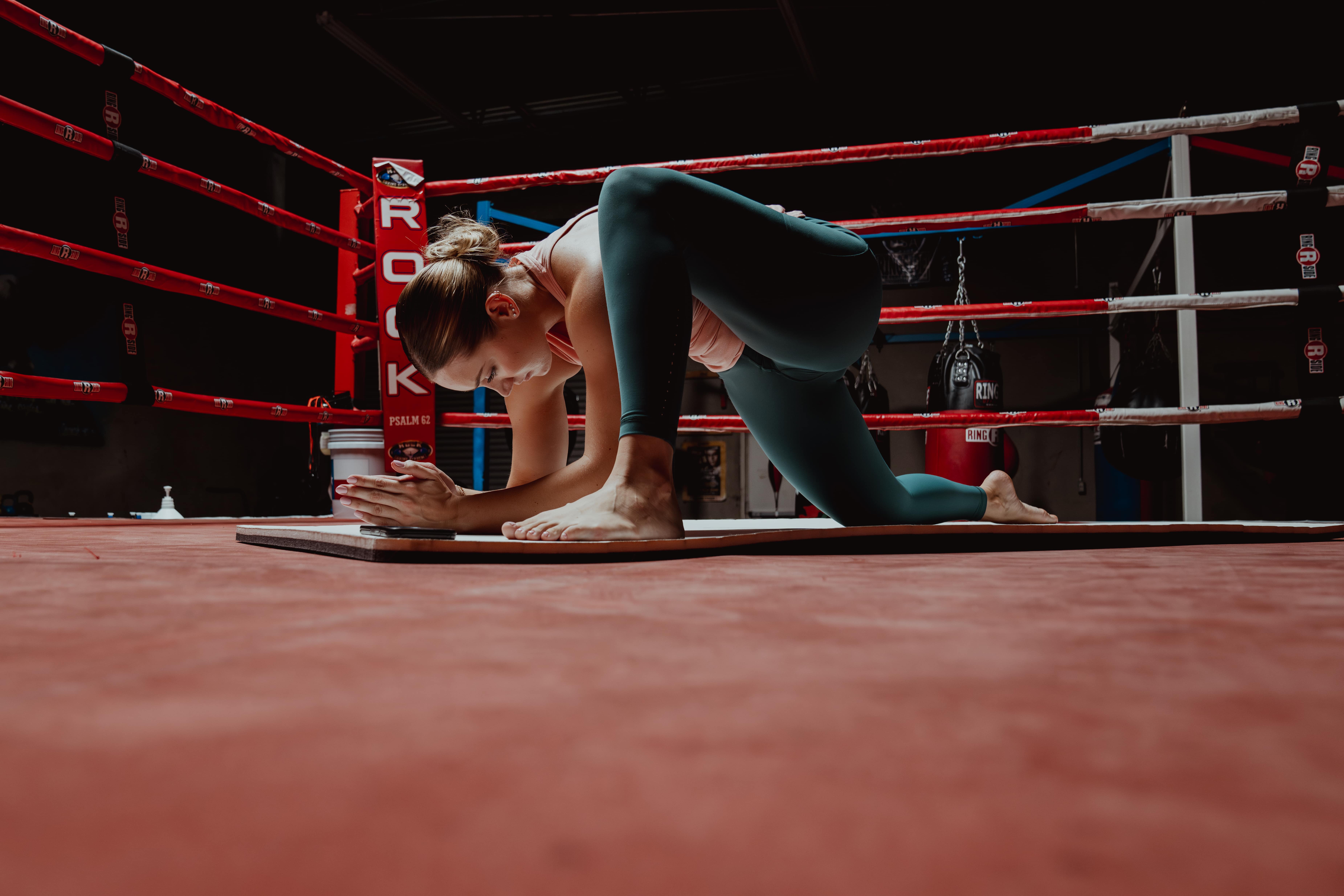 Woman Working Out - Wrist Mobility Exercises