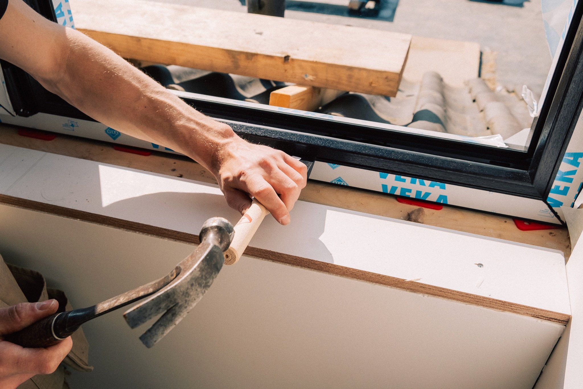 Plaatsen van prefab dakkapel