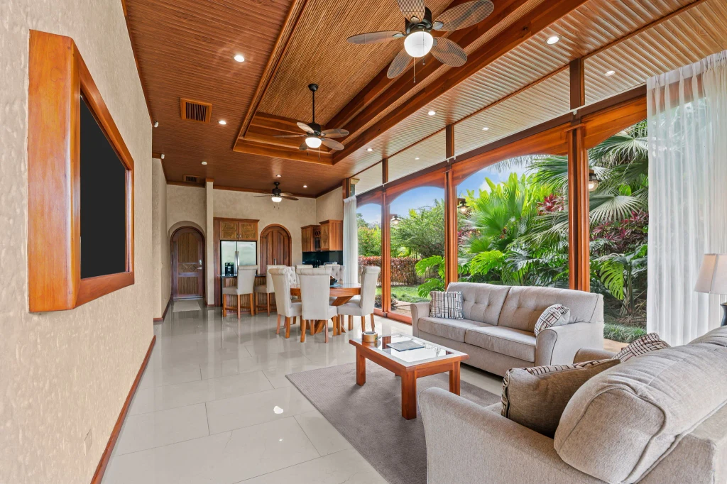 The living space in Villa Ramírez