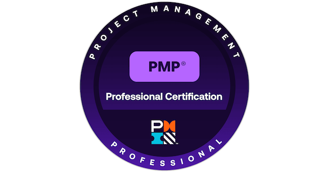 Official Project Management Professional credential badge