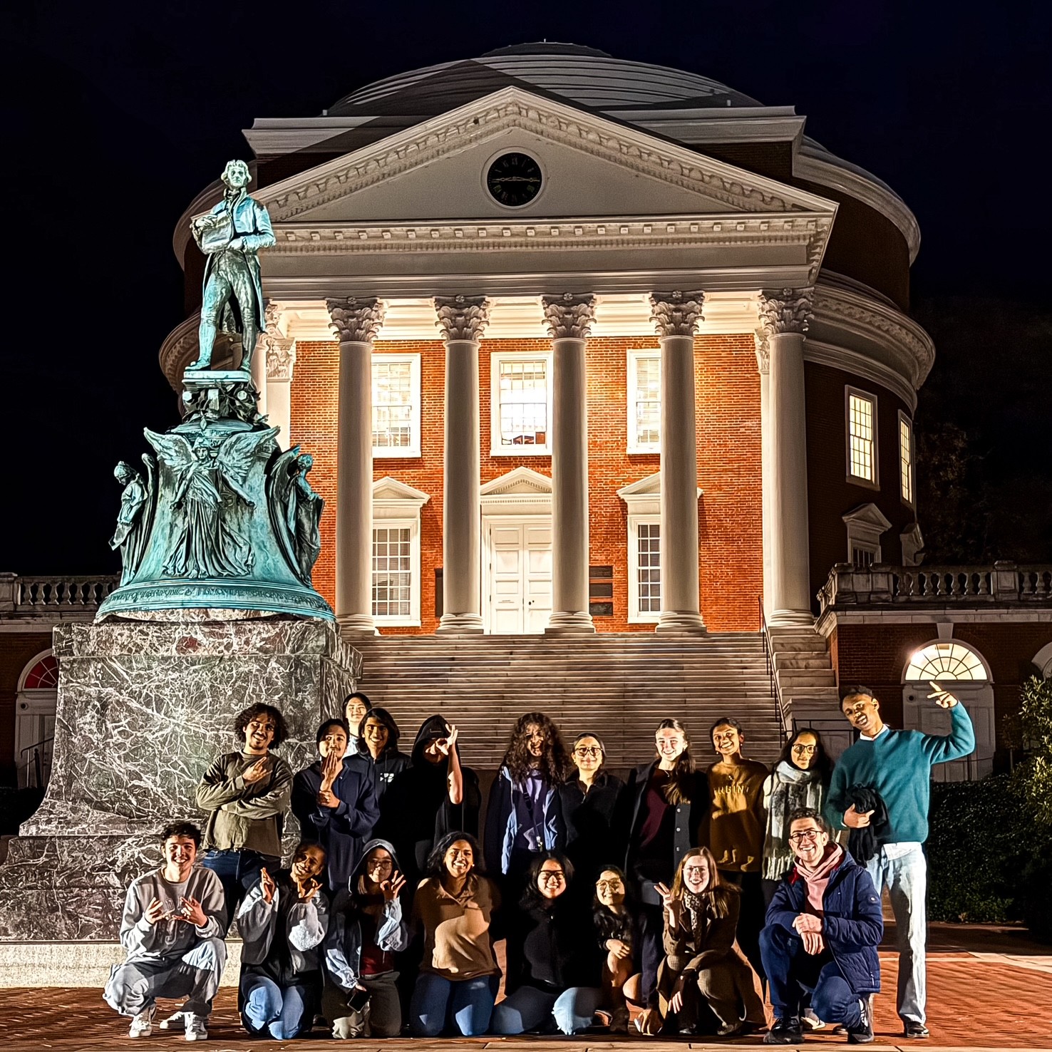 irc residents infront of rotunda