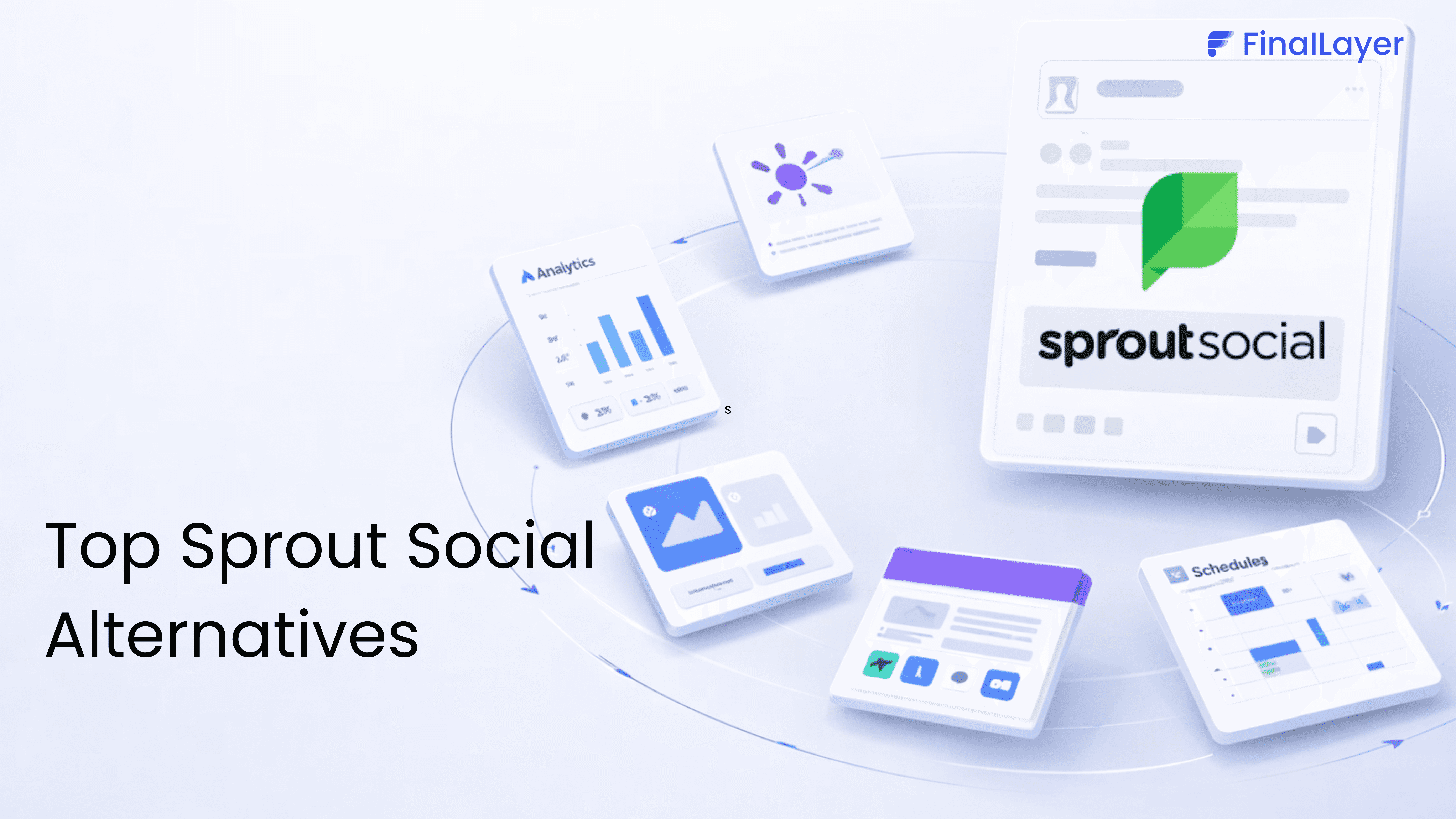 Graphic listing Sprout Social alternatives - Sprout Social Alternatives