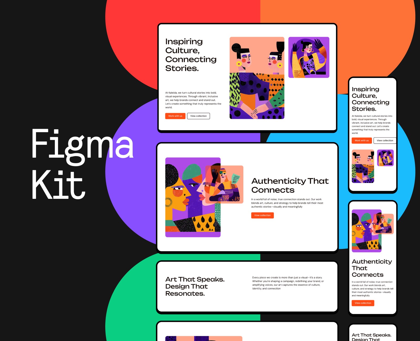 Figma 套件：线框和 Webflow 设计系统002
