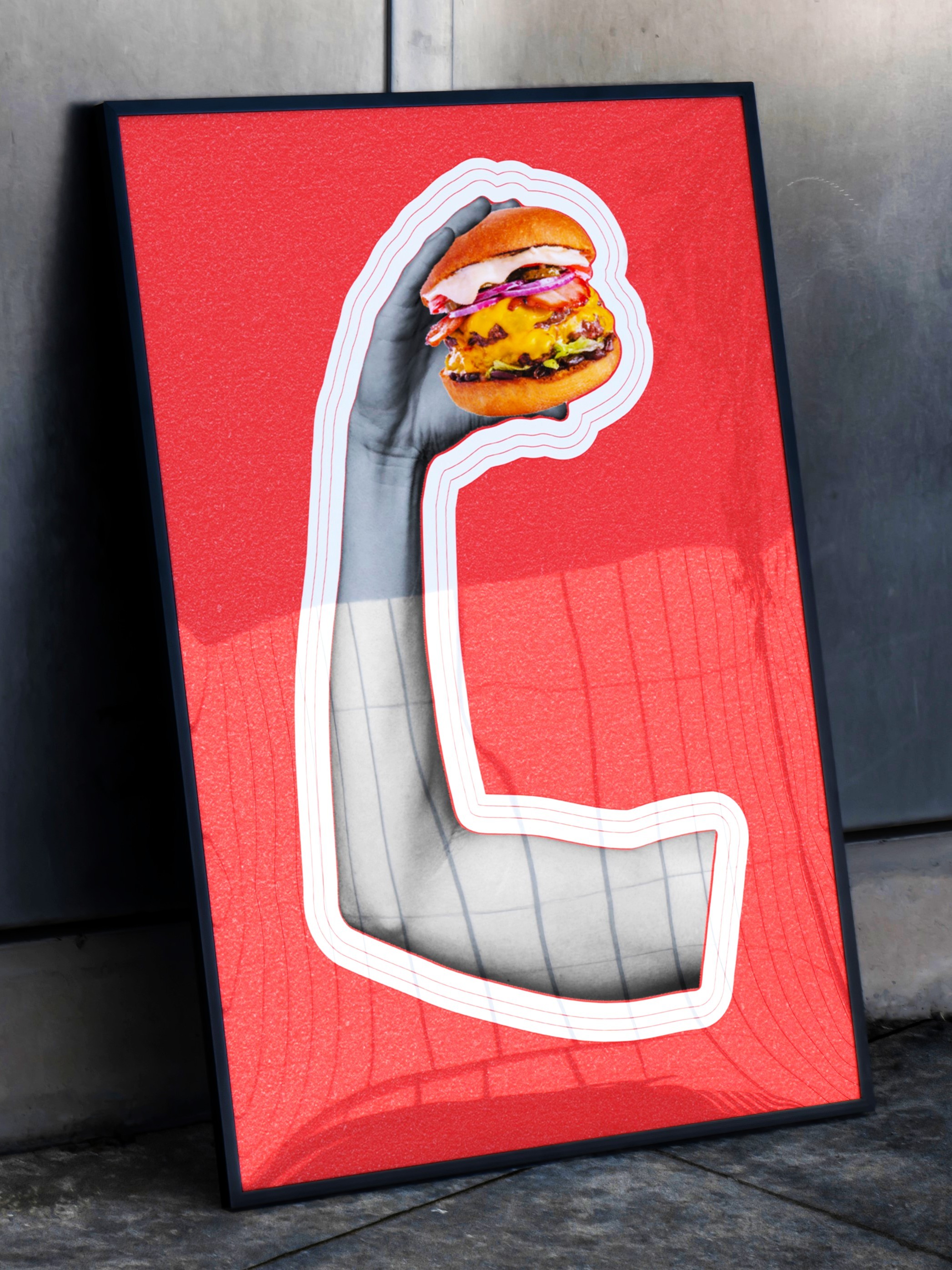 Corner of a black smartphone screen against a peach backdrop, showing the ODE app icon (red-orange rounded square with white geometric logo) next to the Mail icon, with the time reading 9:41.