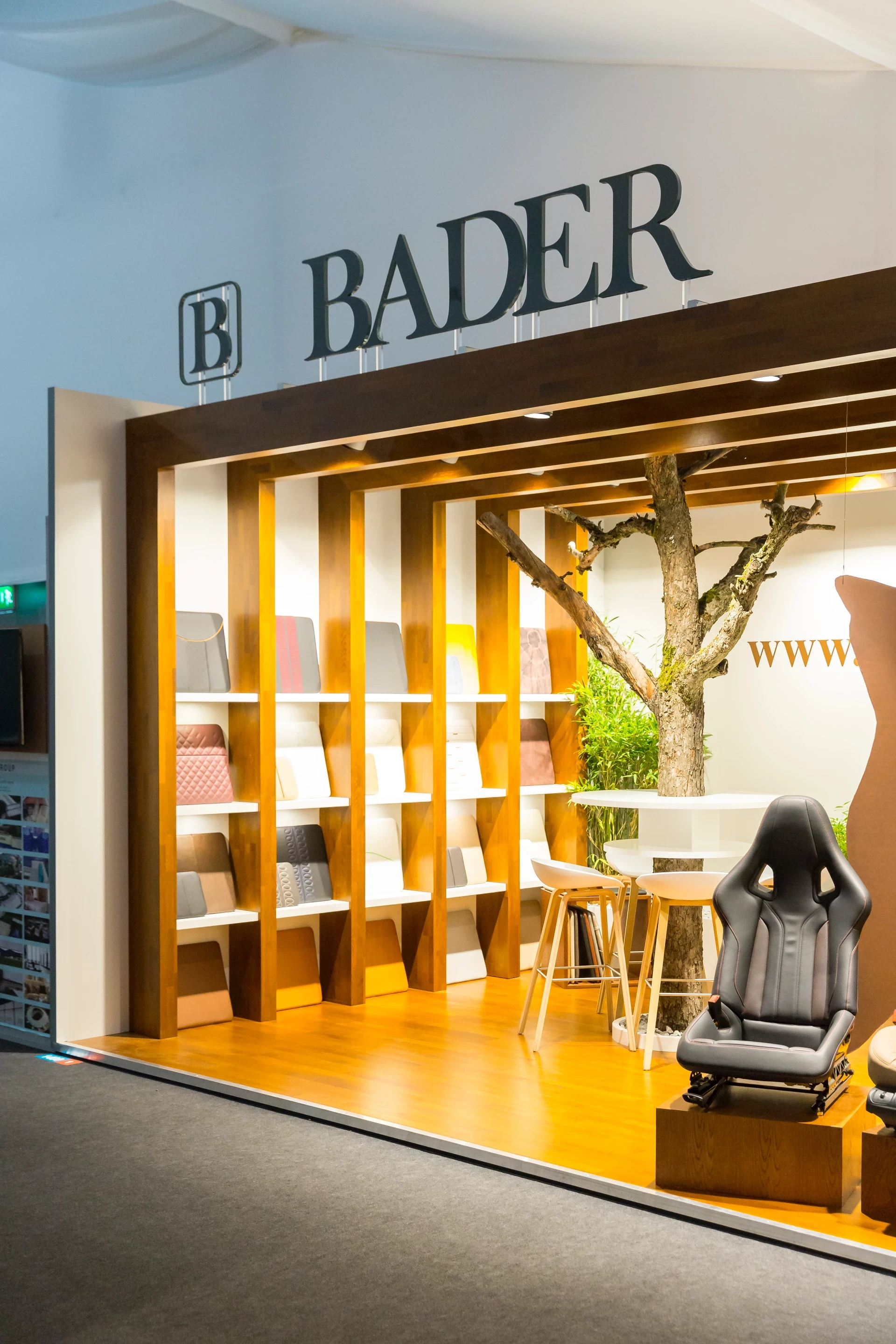 Bader Messestand left