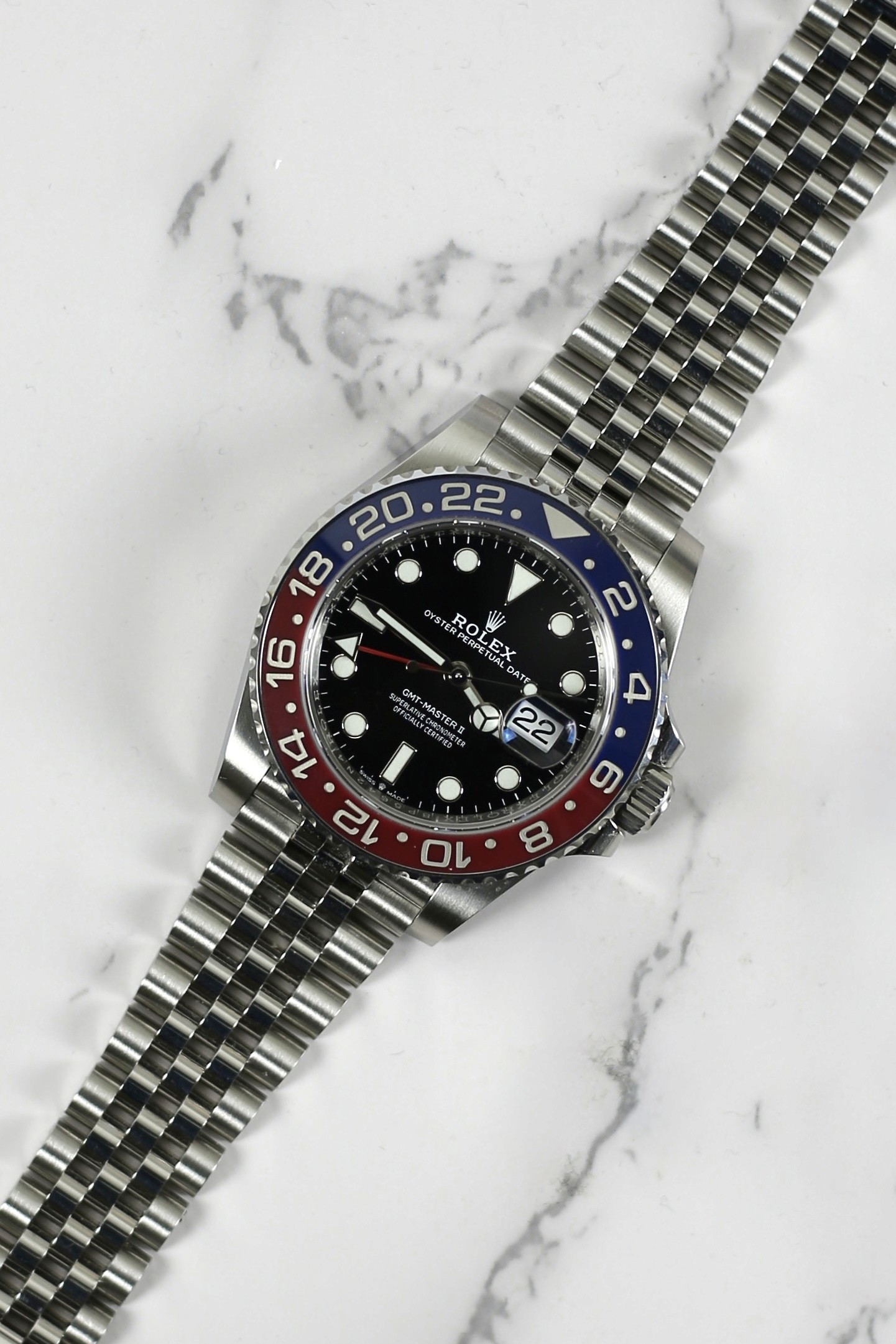 GMT MASTER II "PEPSI" JUBILEE DISCONTINUED