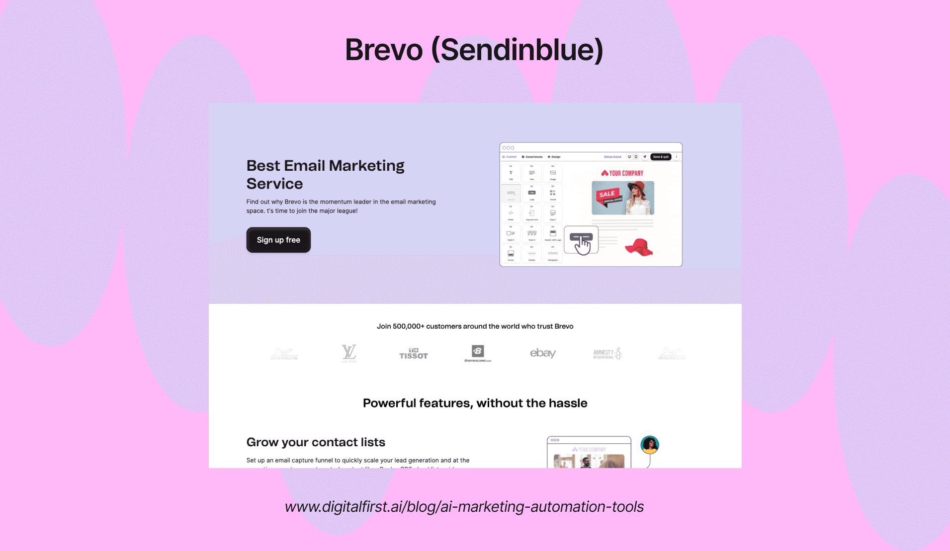 Brevo (Sendinblue): Small Business And Accessible Platforms
