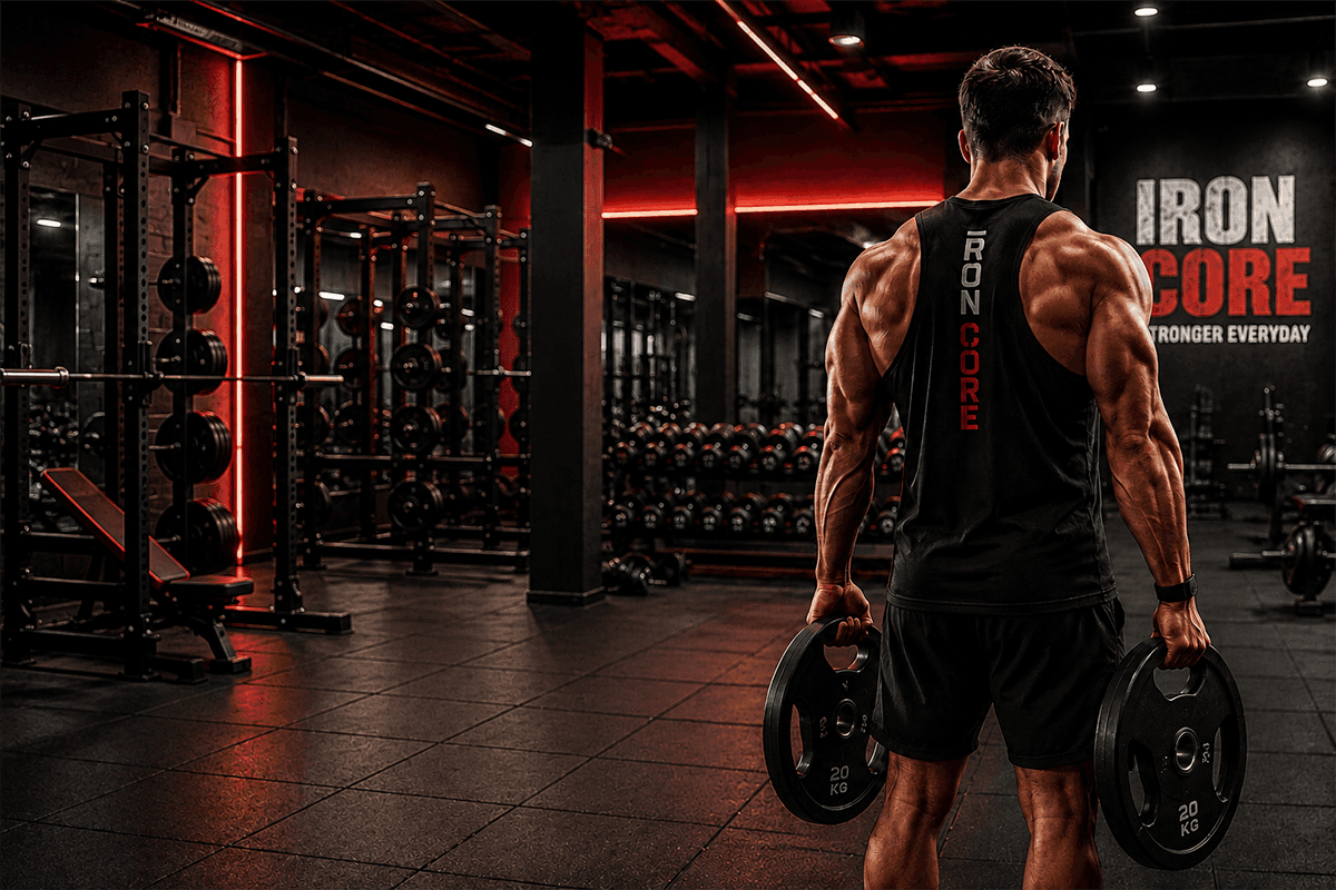 Gym interior background for the Membership page hero section