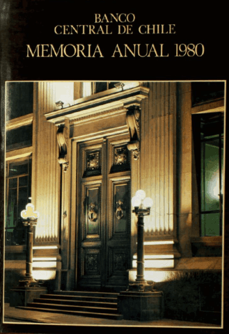 Banco Central de Chile. Memoria Anual 1980