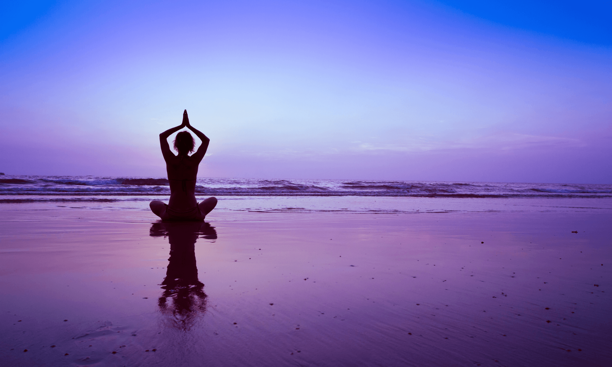 yoga on the beach