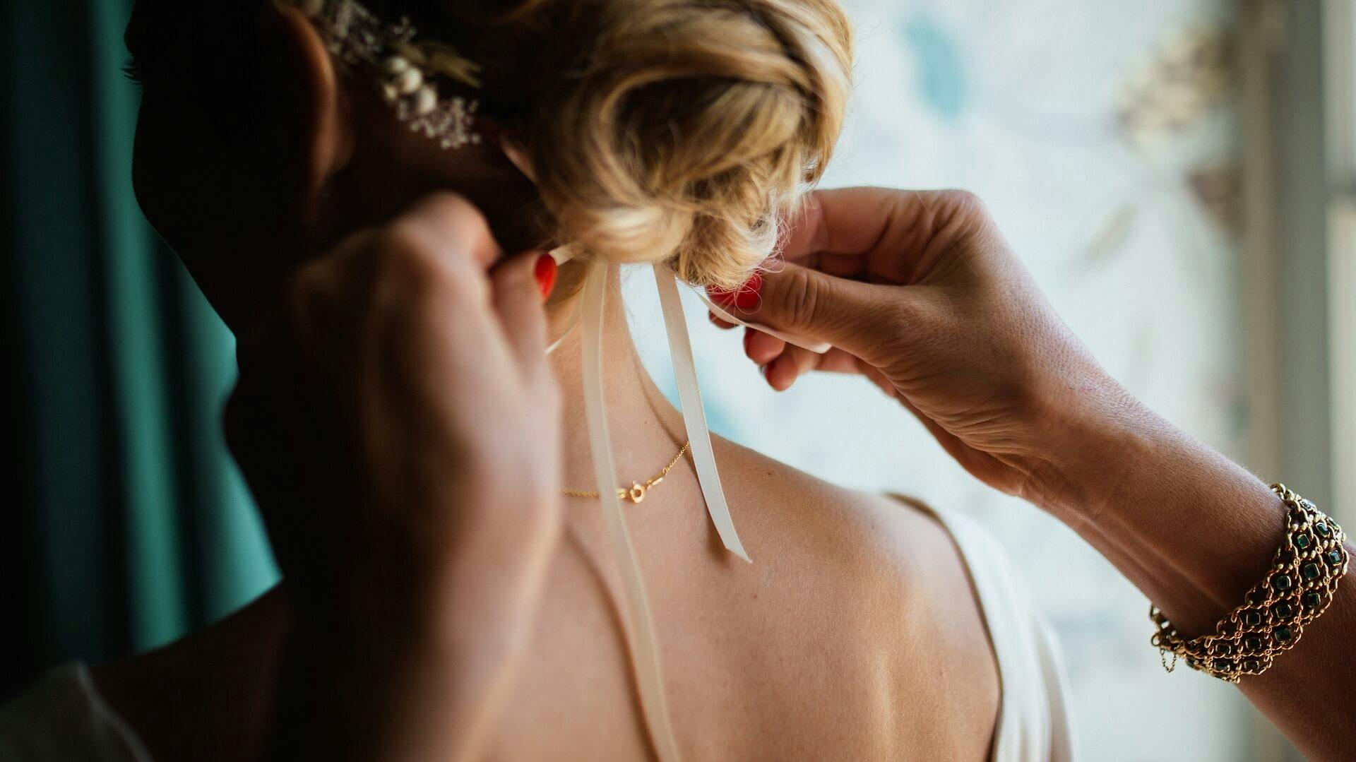 wedding hair