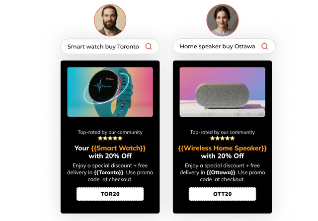 Personalize the messages displayed in your pop-ups