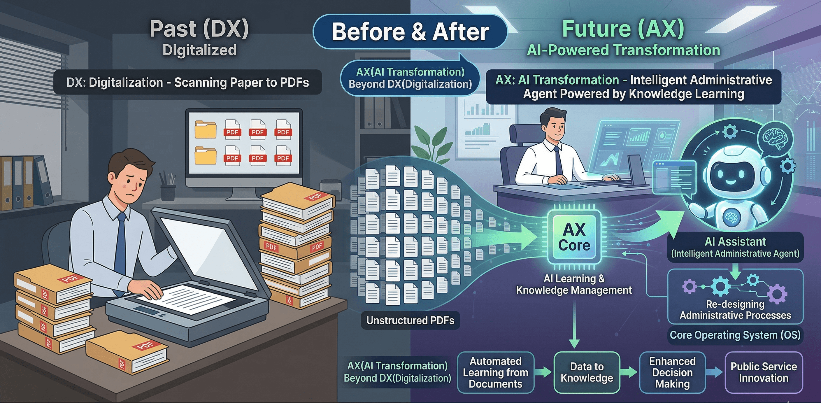 What is Public Sector AX? Moving Beyond Chatbots to 'AI Admin Agents'