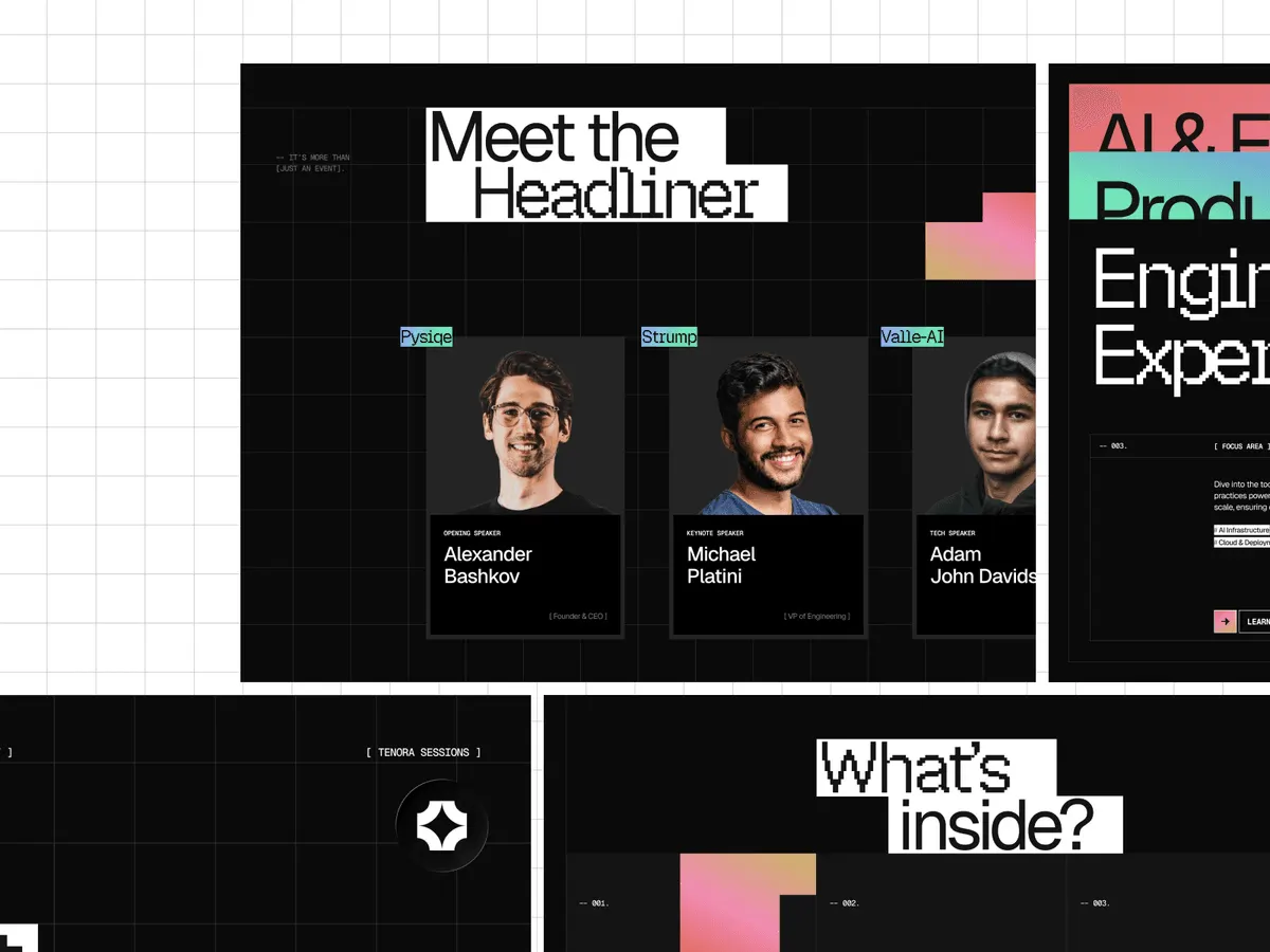detail image 3 of the tenora framer website template