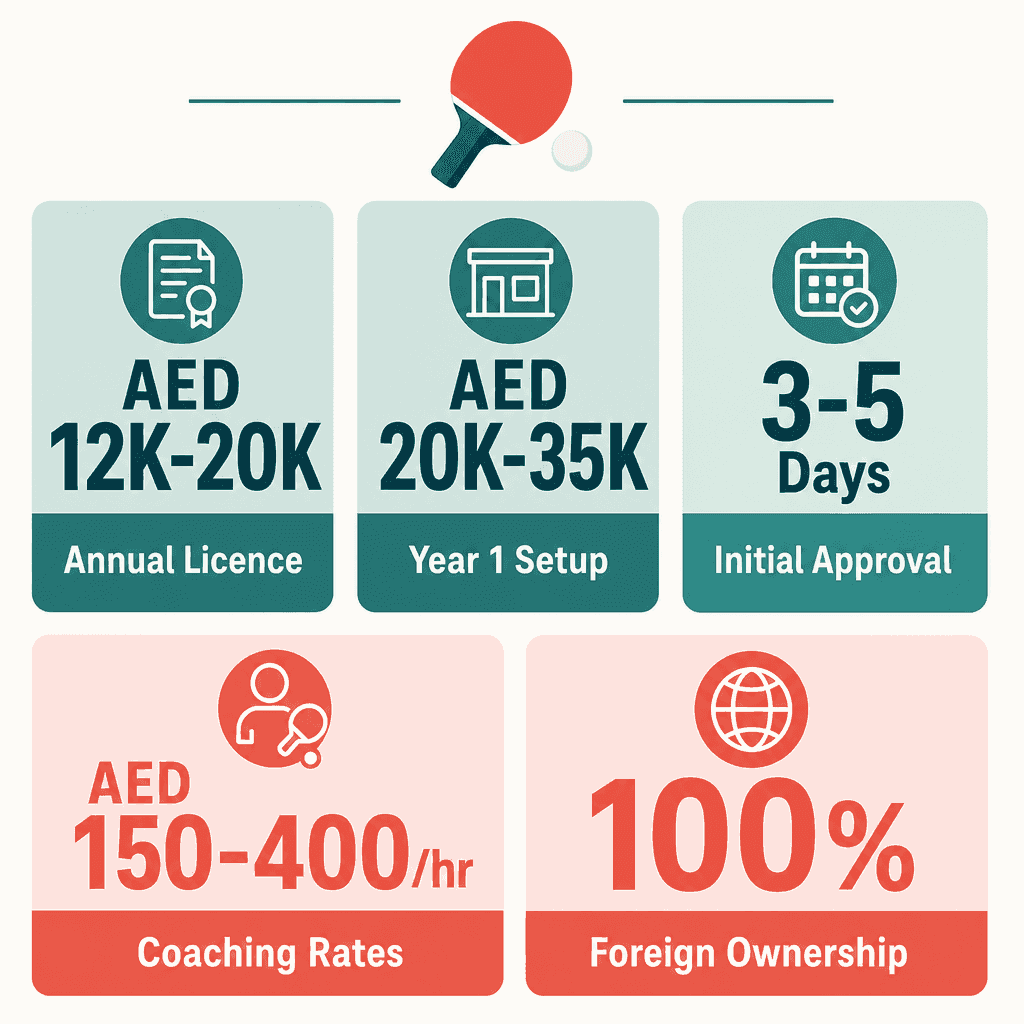 Infographic: Start a Ping Pong Training Business in Dubai